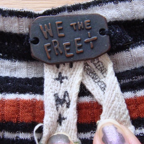 NWOT | Free People Ribbed Striped Tee | Size M - Picture 2 of 4